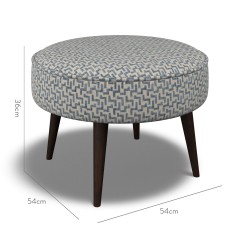 furniture brancaster footstool desta denim weave dimension