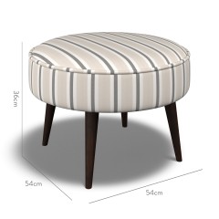 furniture brancaster footstool fayola stone weave dimension