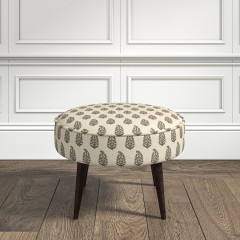 furniture brancaster footstool indira charcoal print lifestyle