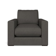 furniture cloud chair amina charcoal plain front