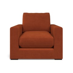 furniture cloud chair cosmos cinnabar plain front