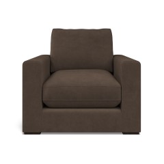 furniture cloud chair cosmos espresso plain front