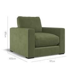 furniture cloud chair cosmos olive plain dimension