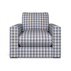 furniture cloud chair kali indigo weave front