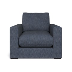 furniture cloud chair safara indigo weave front