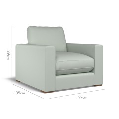 furniture cloud chair shani mineral plain dimension