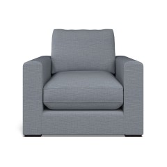 furniture cloud chair zuri denim plain front