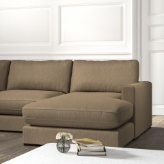 Cloud Chaise Sofa Amina Mocha