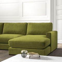 Cloud Chaise Sofa Cosmos Moss