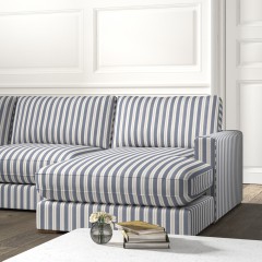 Cloud Chaise Sofa Fayola Indigo