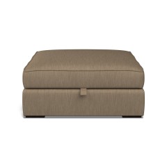 furniture cloud storage footstool amina mocha plain front