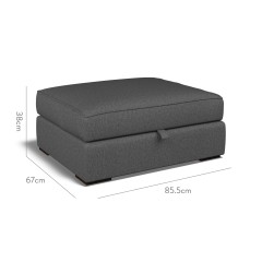 furniture cloud storage footstool bisa charcoal plain dimension