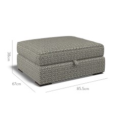 furniture cloud storage footstool desta charcoal weave dimension