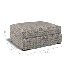 furniture cloud storage footstool nala charcoal weave dimension