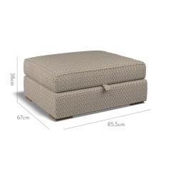 furniture cloud storage footstool nala ochre weave dimension