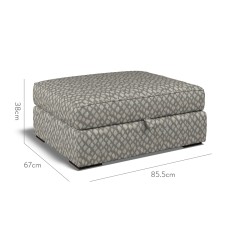 furniture cloud storage footstool nia charcoal weave dimension