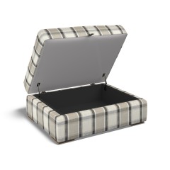 furniture cloud storage footstool oba charcoal weave opened