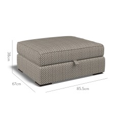 furniture cloud storage footstool sabra charcoal weave dimension