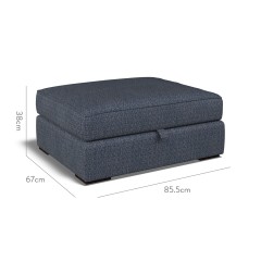 furniture cloud storage footstool safara indigo weave dimension