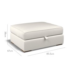 furniture cloud storage footstool zuri parchment plain dimension