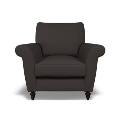 furniture ellery chair shani charcoal plain front