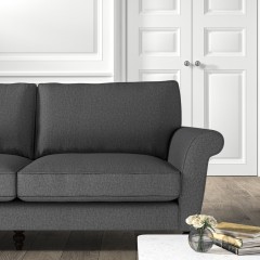 Ellery Sofa Bisa Charcoal