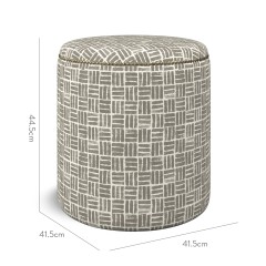 furniture malpaso footstool atlas flint print dimension