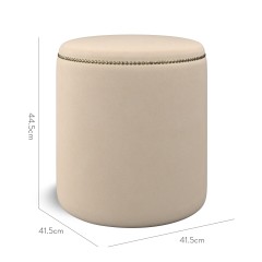 furniture malpaso footstool cosmos linen plain dimension