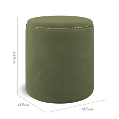 furniture malpaso footstool cosmos olive plain dimension