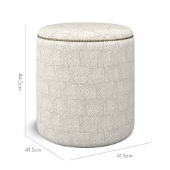 furniture malpaso footstool ellora ash print dimension