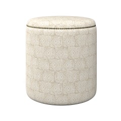 Malpaso Footstool Ellora Parchment 