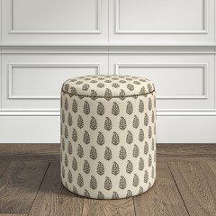 furniture malpaso footstool indira charcoal print lifestyle