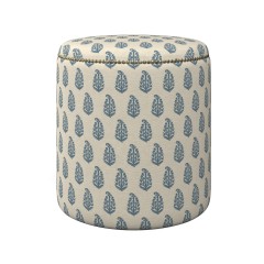 Malpaso Footstool Indira Indigo