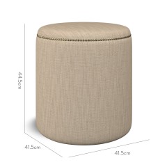 furniture malpaso footstool kalinda sand plain dimension