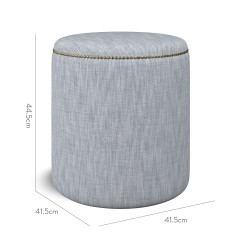 furniture malpaso footstool kalinda sky plain dimension