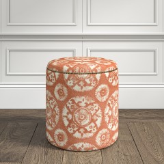 furniture malpaso footstool nubra apricot print lifestyle