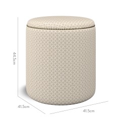 furniture malpaso footstool sabra sand weave dimension