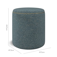 furniture malpaso footstool yana teal weave dimension