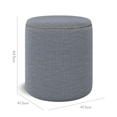 furniture malpaso footstool zuri denim plain dimension