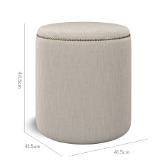 furniture malpaso footstool zuri stone plain dimension