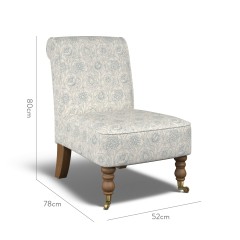 furniture napa chair lotus sky print dimension