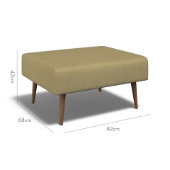 furniture ombu footstool amina moss plain dimension