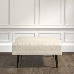 furniture ombu footstool ellora parchment print lifestyle