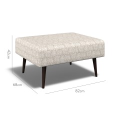 furniture ombu footstool ellora taupe print dimension