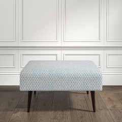 furniture ombu footstool folia denim print lifestyle