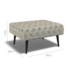 furniture ombu footstool lotus midnight print dimension