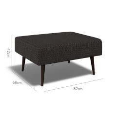 furniture ombu footstool safara charcoal weave dimension