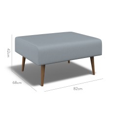 furniture ombu footstool shani denim plain dimension