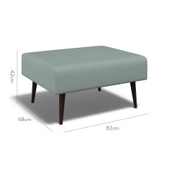 furniture ombu footstool shani sea glass plain dimension