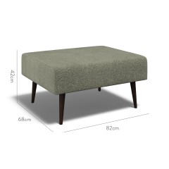 furniture ombu footstool yana sage weave dimension